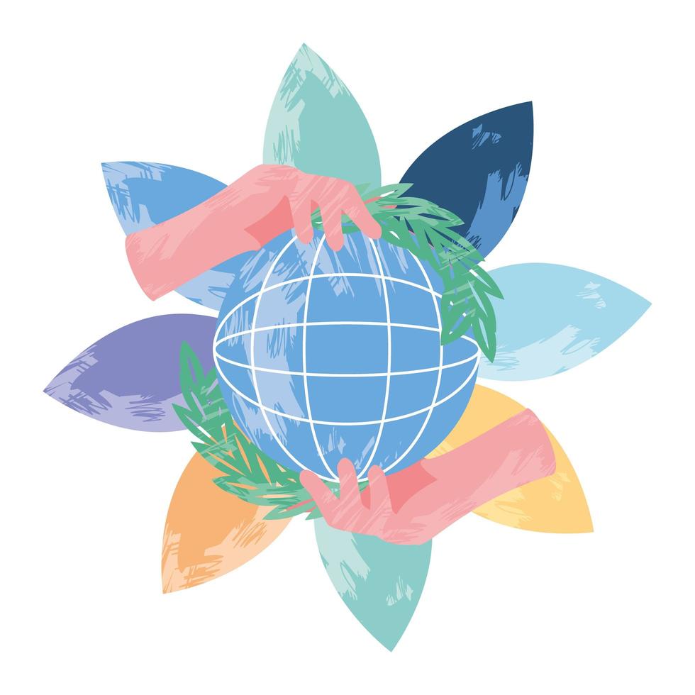 human rights world vector