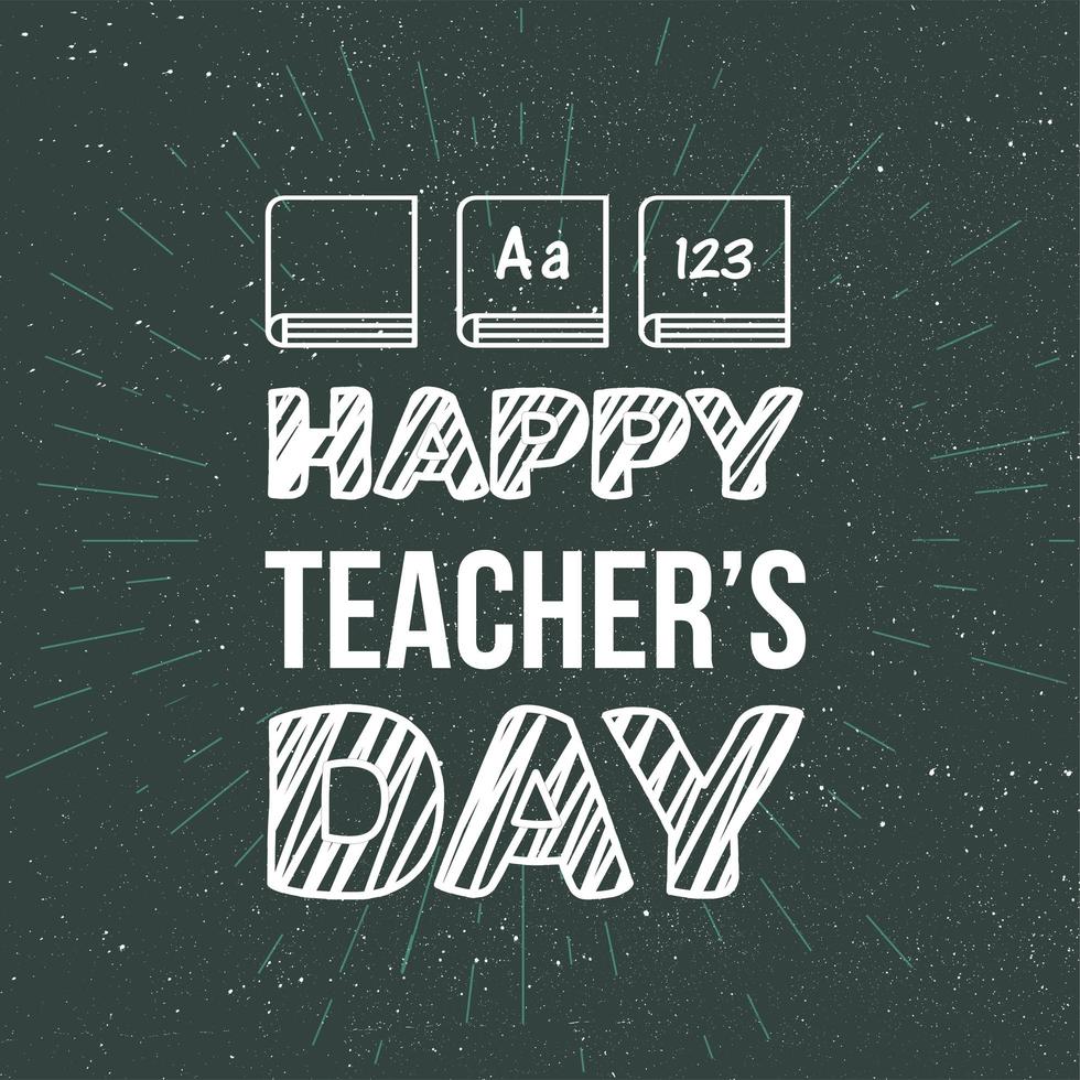 Happy Teachers Day Celebration Banner vector