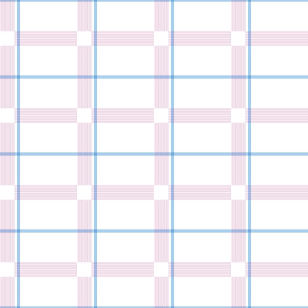 Gingham Seamless Pattern In Pastel color vector