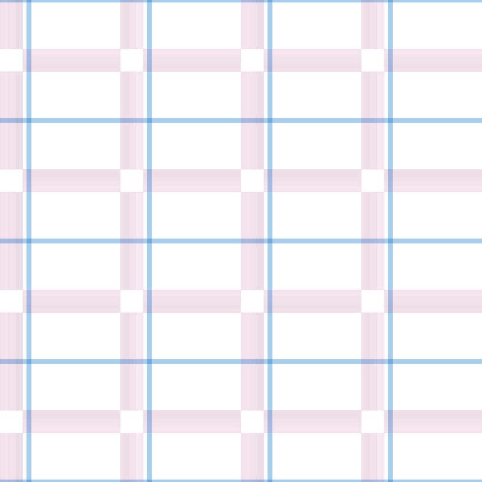 Gingham Seamless Pattern In Pastel color vector