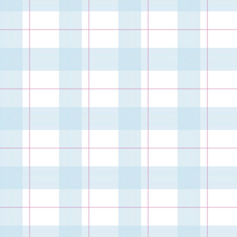 Gingham Seamless Pattern In Pastel color vector