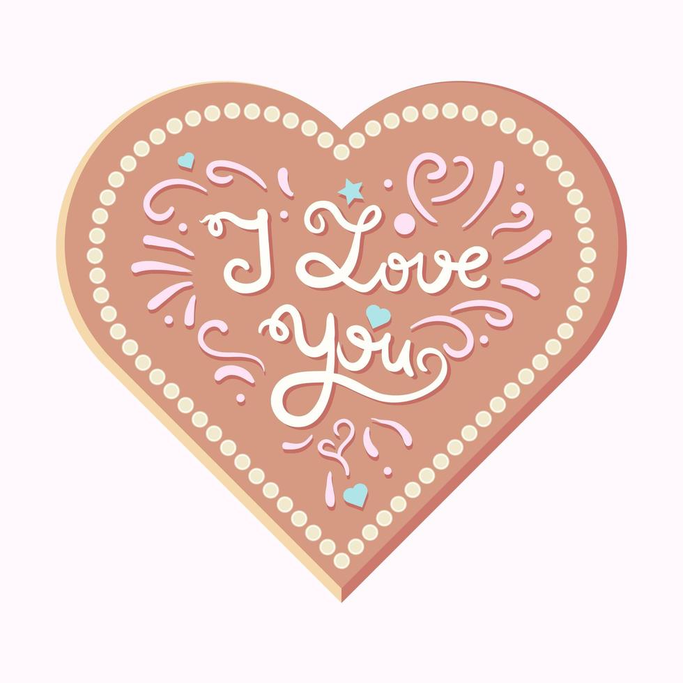 Valentine and wedding love card vector