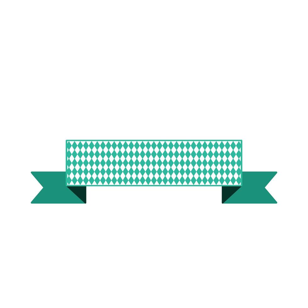 Oktoberfest simple ribbon for banner and headline vector