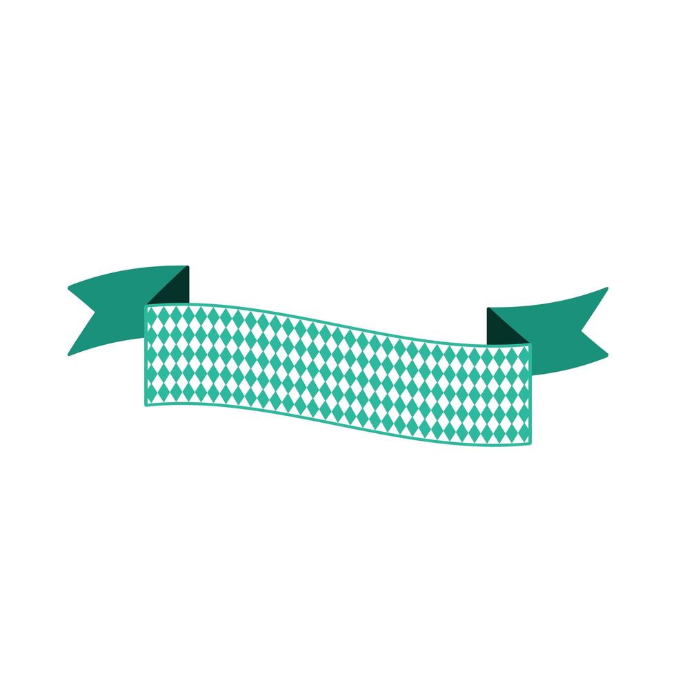 Oktoberfest simple ribbon for banner and headline vector