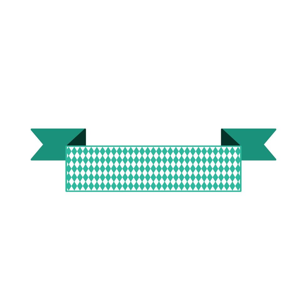 Oktoberfest simple ribbon for banner and headline vector