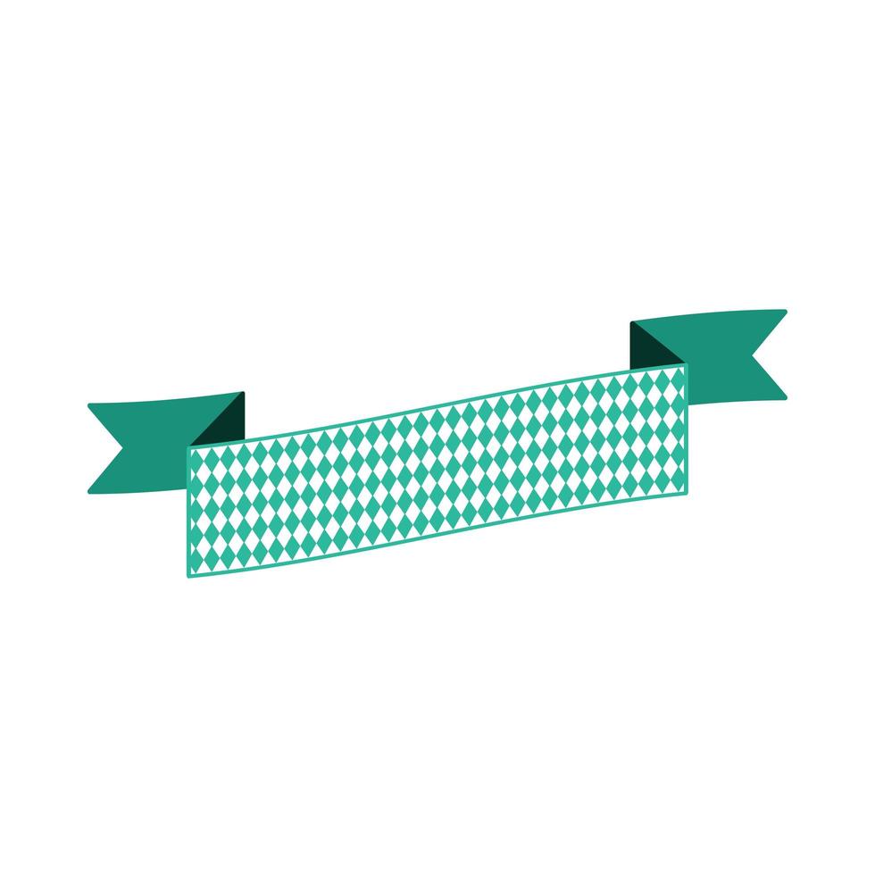 Oktoberfest simple ribbon for banner and headline vector