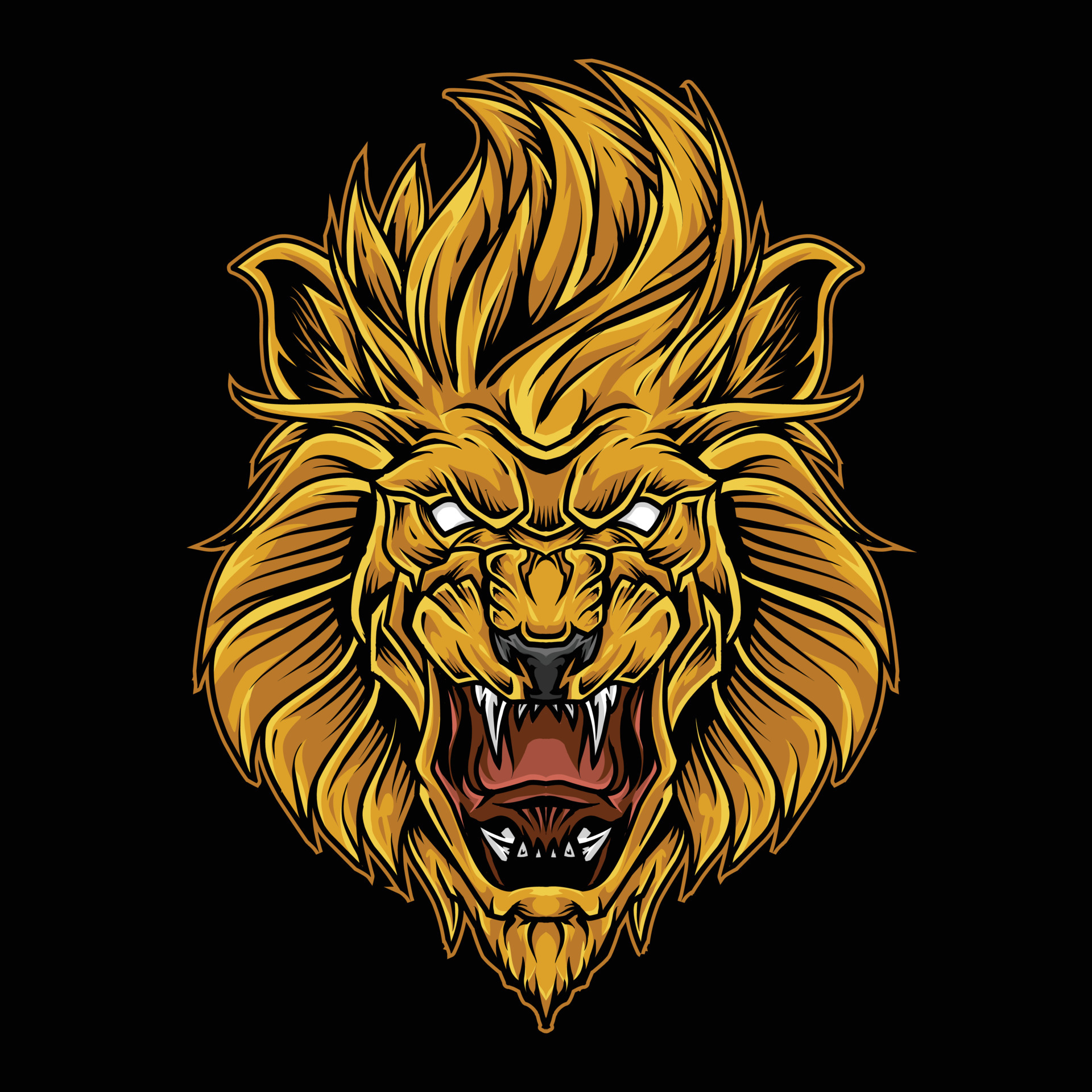 Lion Head Mascot Logo Illustration 4967383 Vector Art at Vecteezy Lion Head Mascot Logo Illustration 4967383 Vector Art at Vecteezy