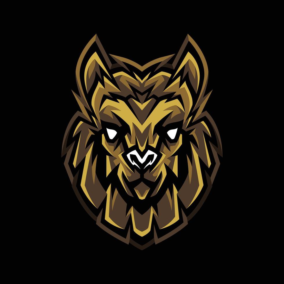 Alpaca Head Mascot Logo Illustration vector