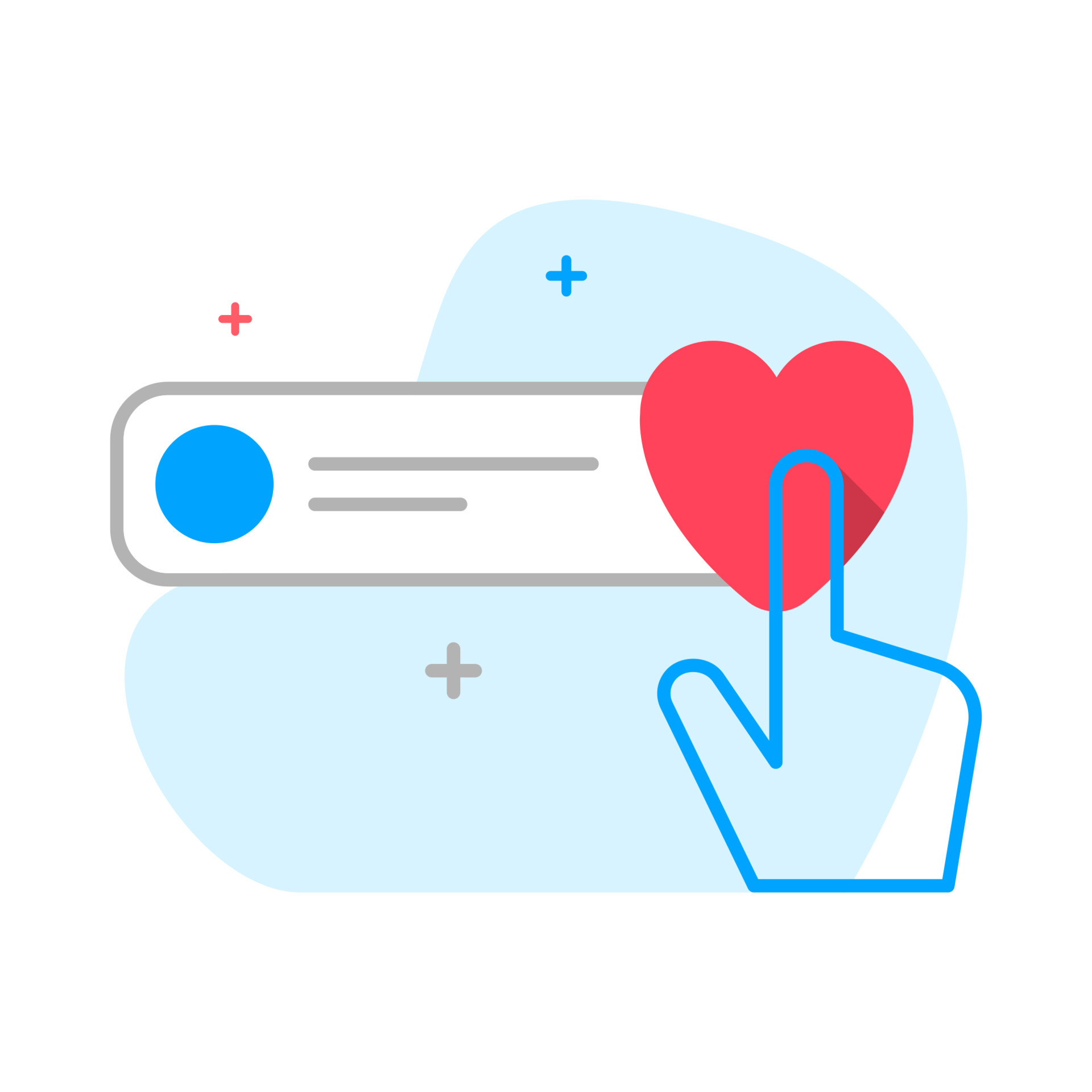 add to favorite list concept illustration flat design vector eps10