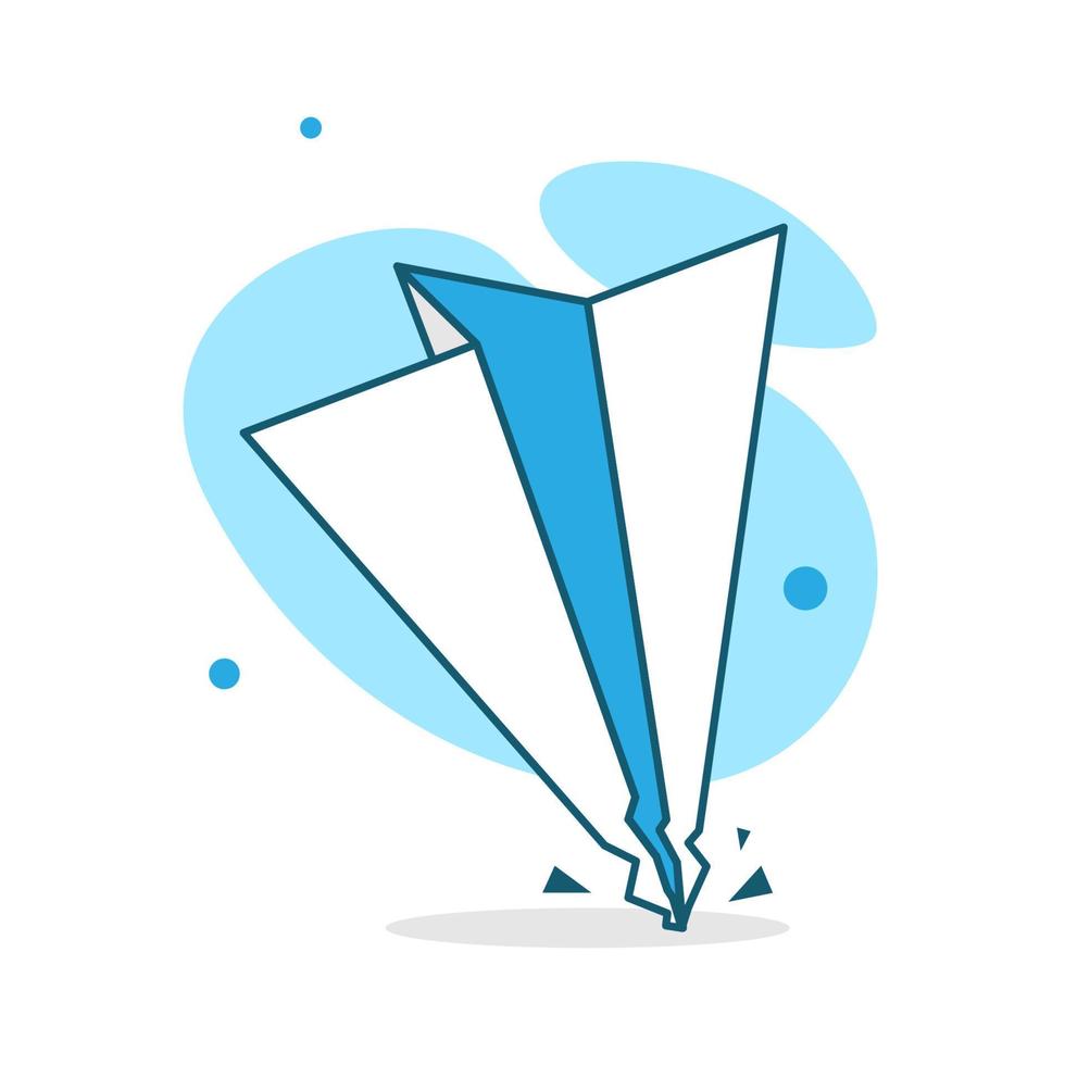 failed to send file concept illustration flat design vector eps10. graphic element for landing page, empty state app or web ui, infographic, etc