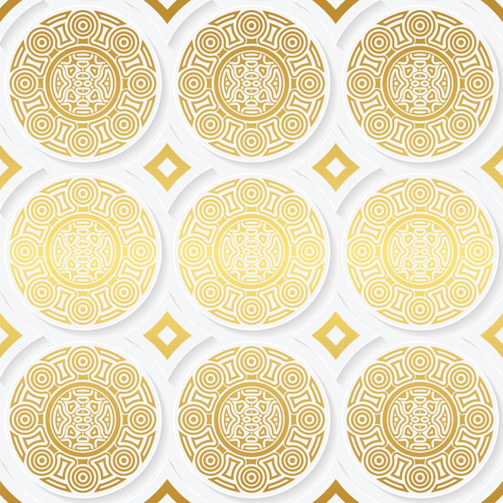 Luxury ornament pattern design background vector