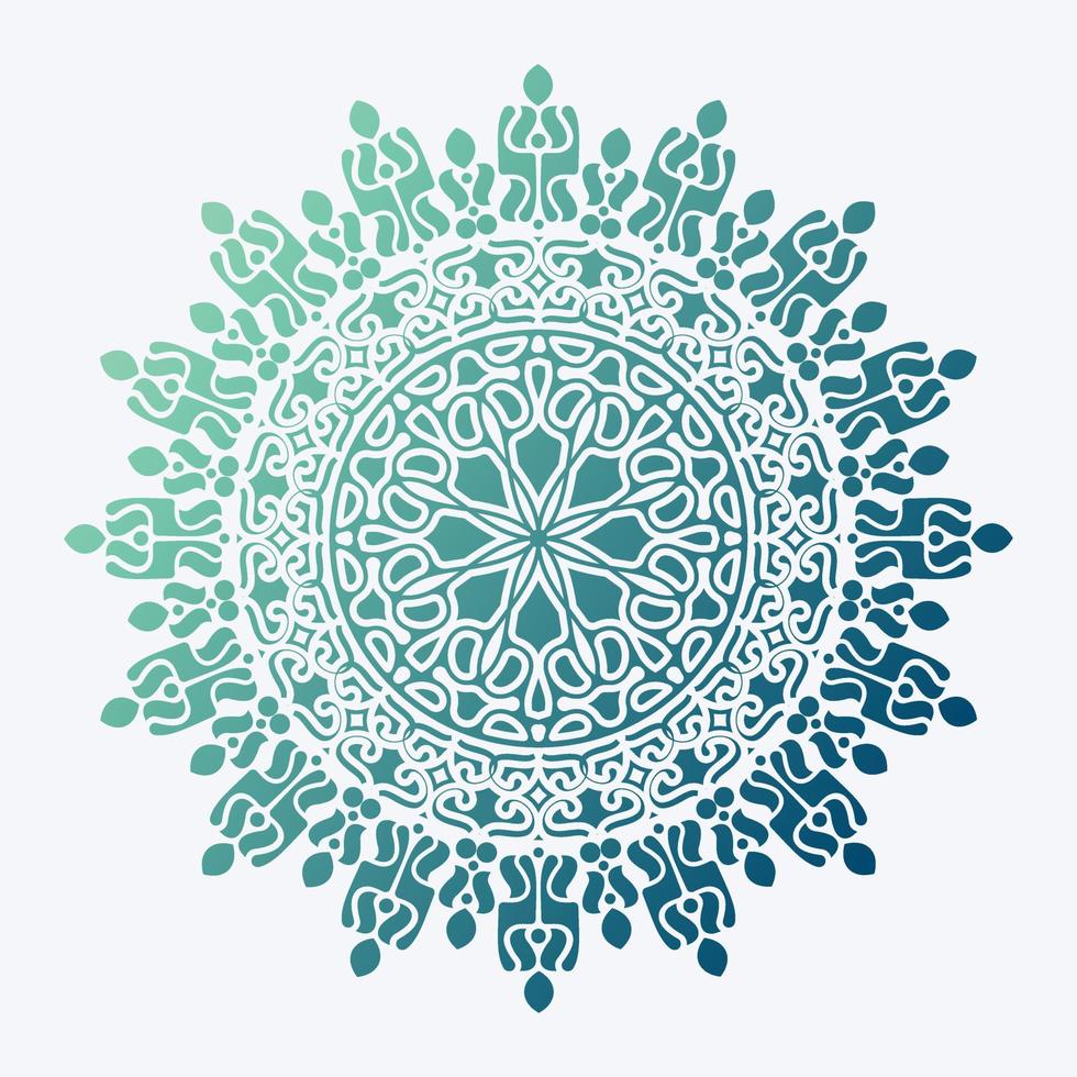 Mandala colorful background design template vector