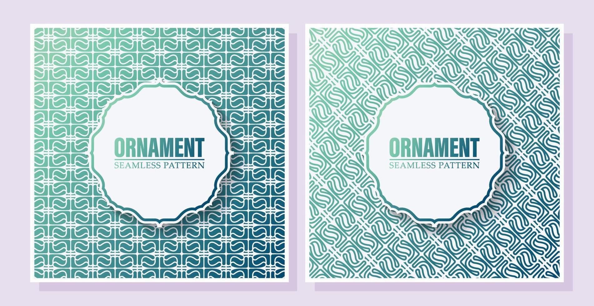 gradation ornament pattern design background vector