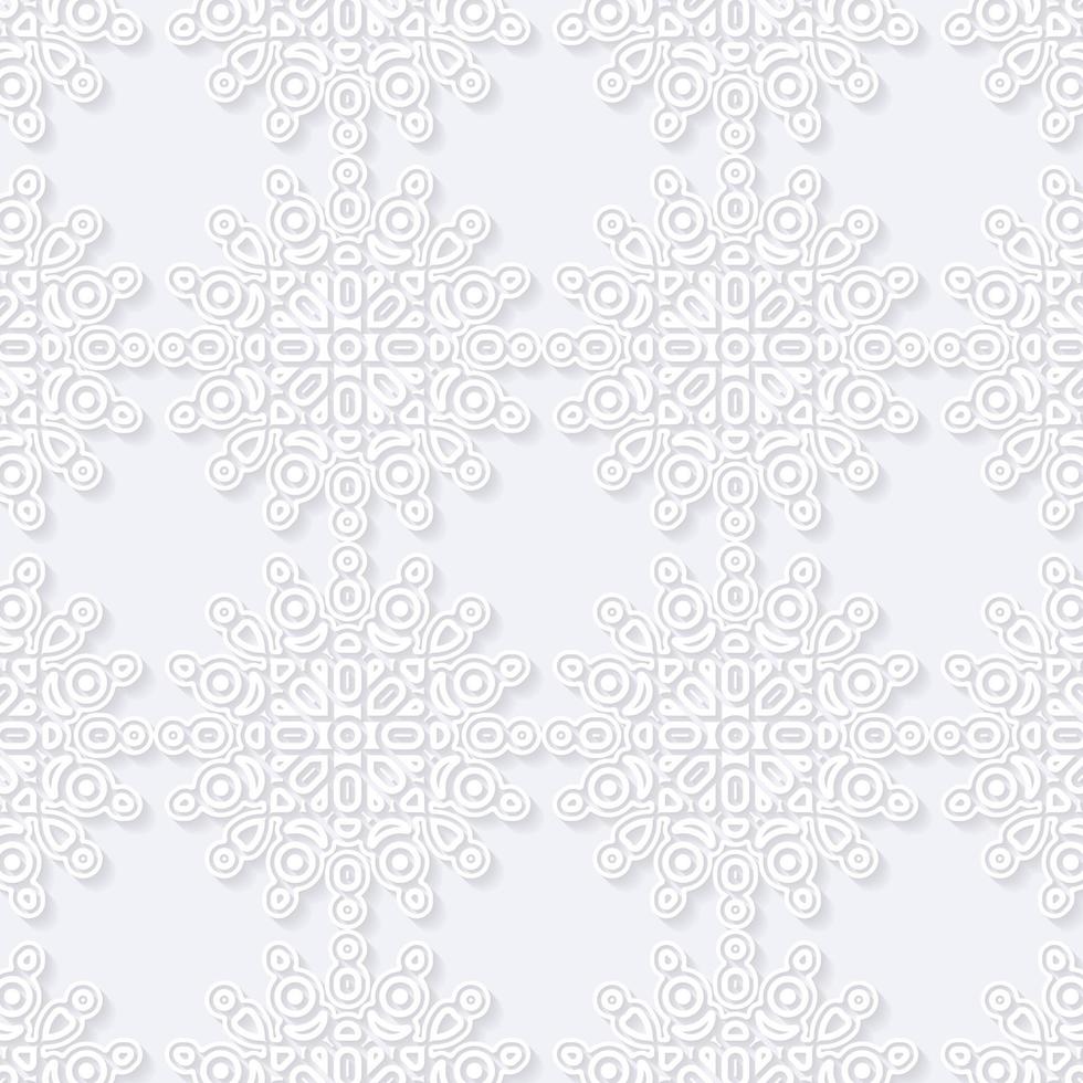 elegant white seamless pattern design vector