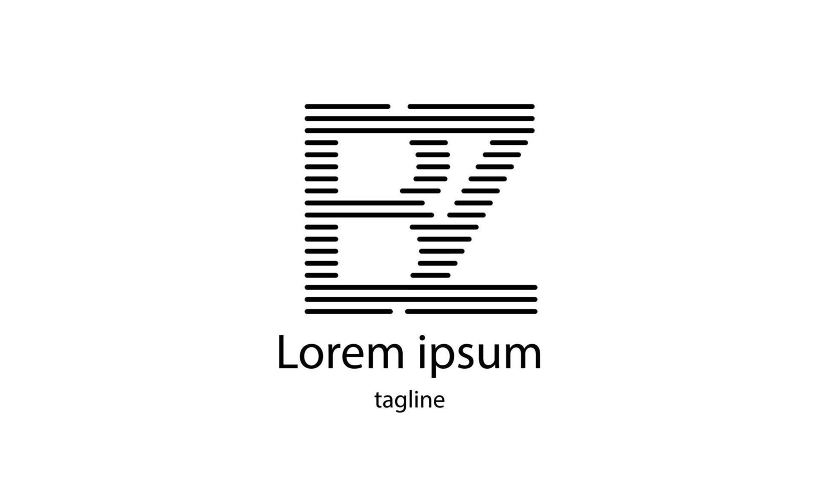 vector inicial letra bz diseño de logotipo de tipografía simple