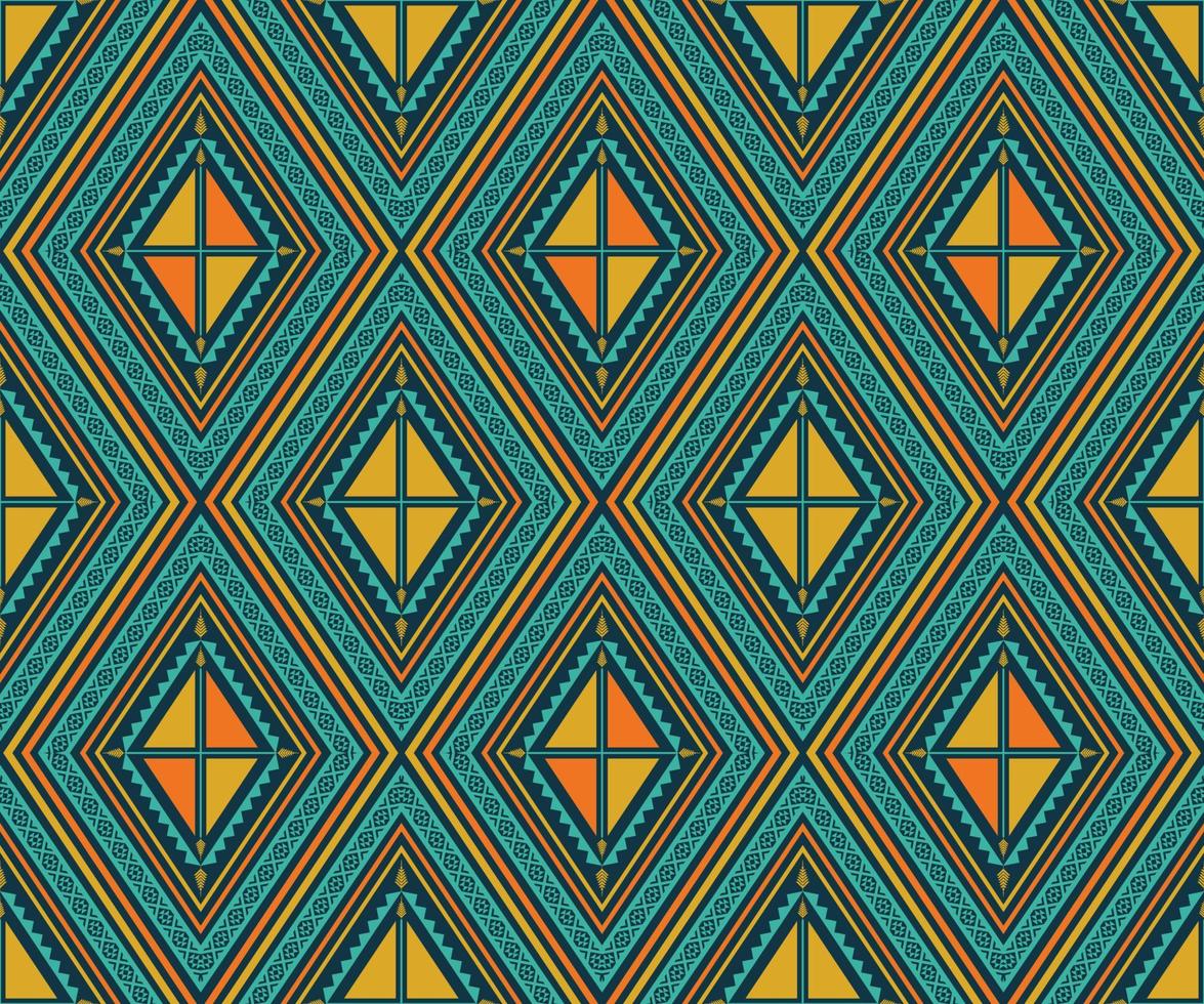 Pattern Ethnic fabric texture Geometric Vector Aztec oriental illustration retro ceramic tile