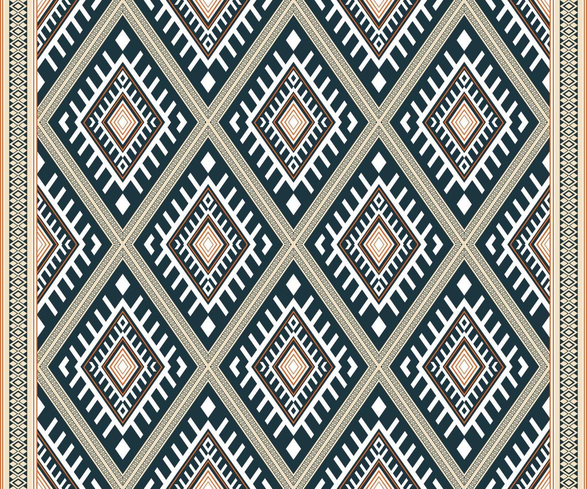 Pattern Ethnic fabric texture Geometric Vector Aztec oriental illustration retro ceramic tile