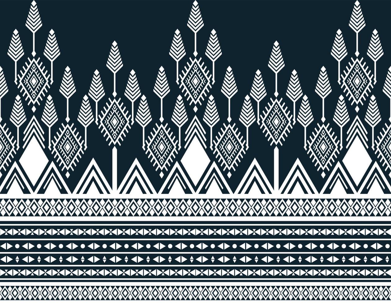 Pattern Ethnic fabric texture Geometric Vector Aztec oriental illustration retro ceramic tile