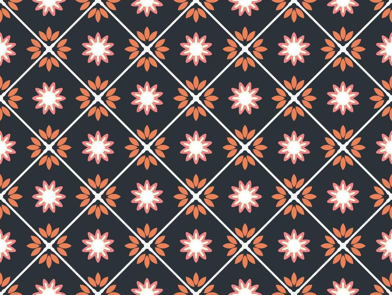 Pattern Ethnic fabric texture Geometric Vector Aztec oriental illustration retro ceramic tile