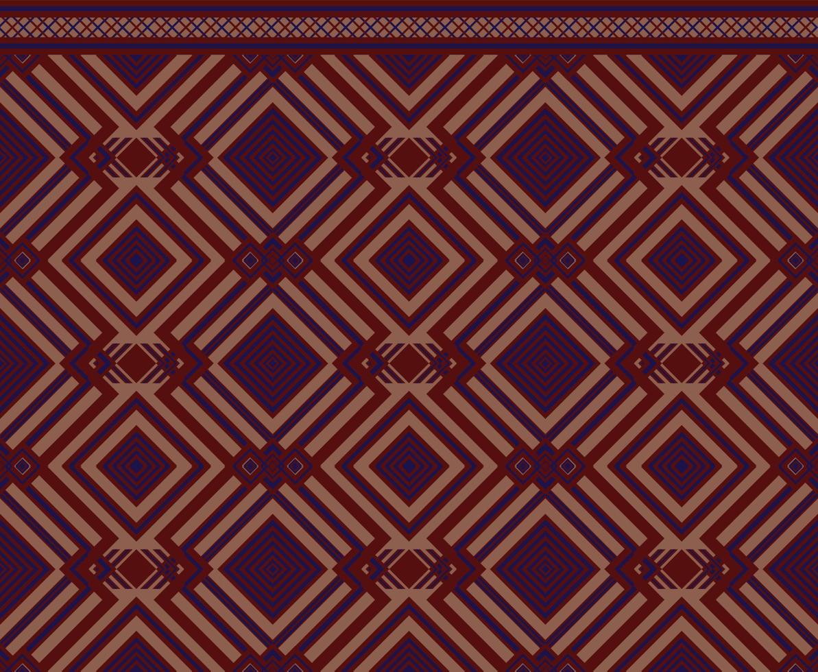 Pattern Ethnic fabric texture Geometric Vector Aztec oriental illustration retro ceramic tile