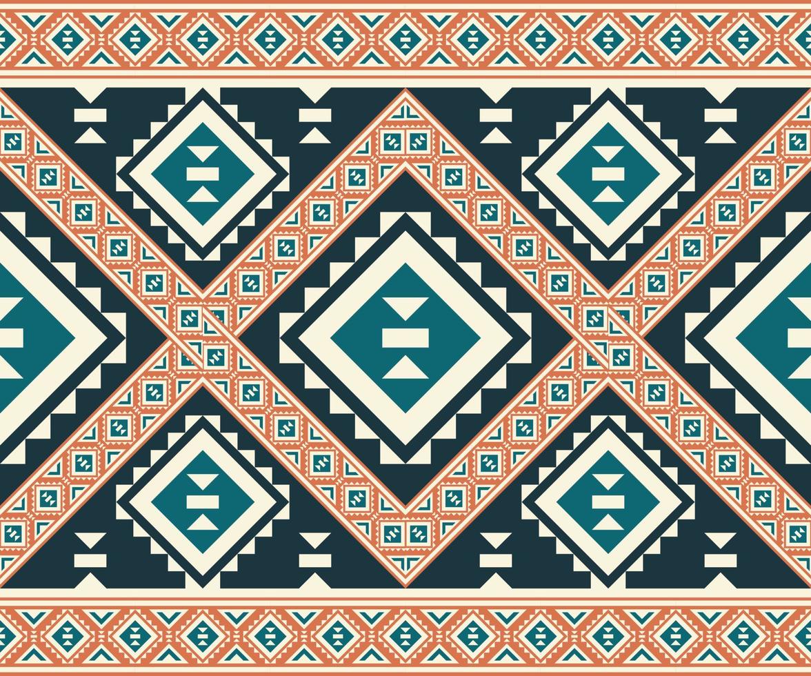 Pattern Ethnic fabric texture Geometric Vector Aztec oriental illustration retro ceramic tile