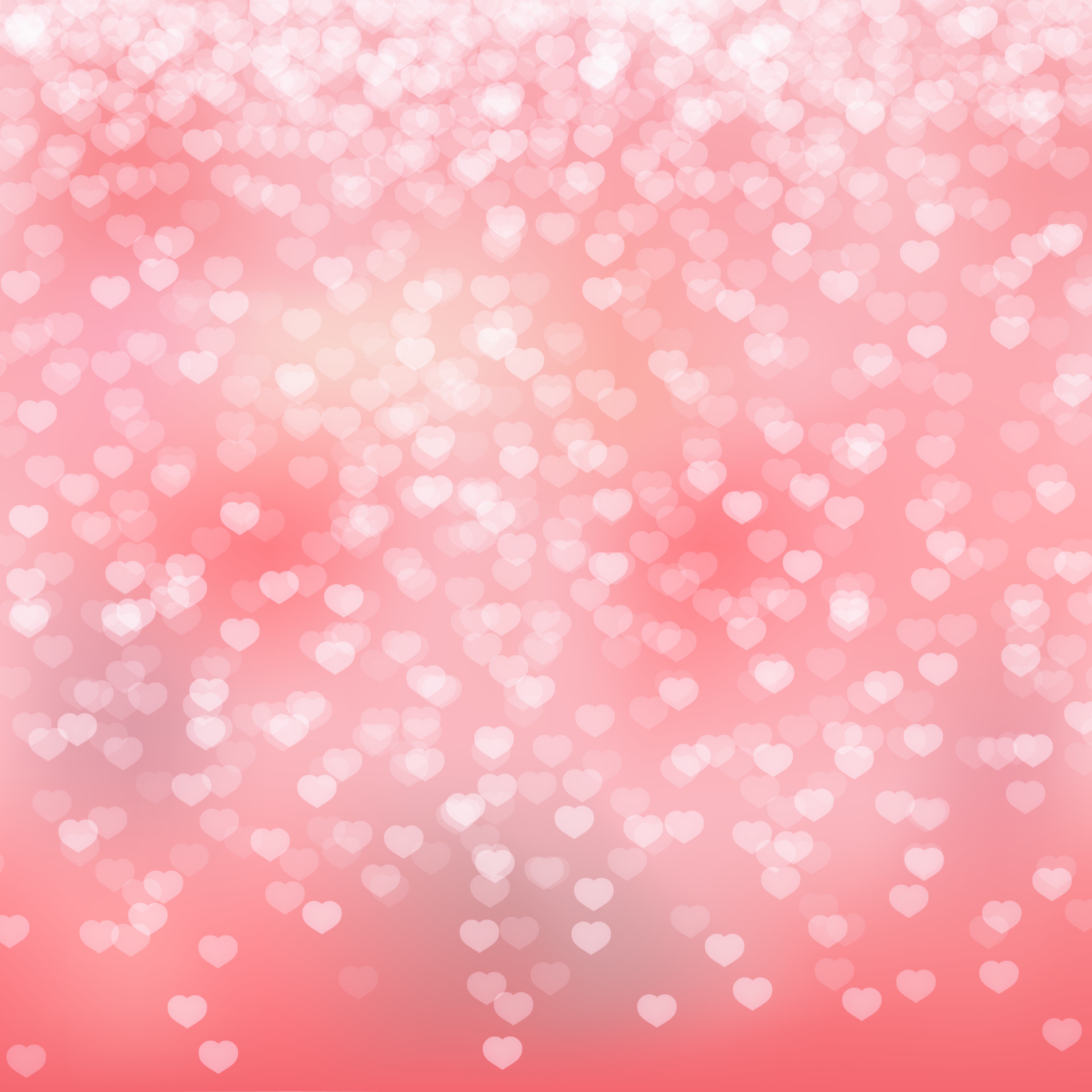 Pink hearts confetti background. Valentine s day shiny greeting card ...