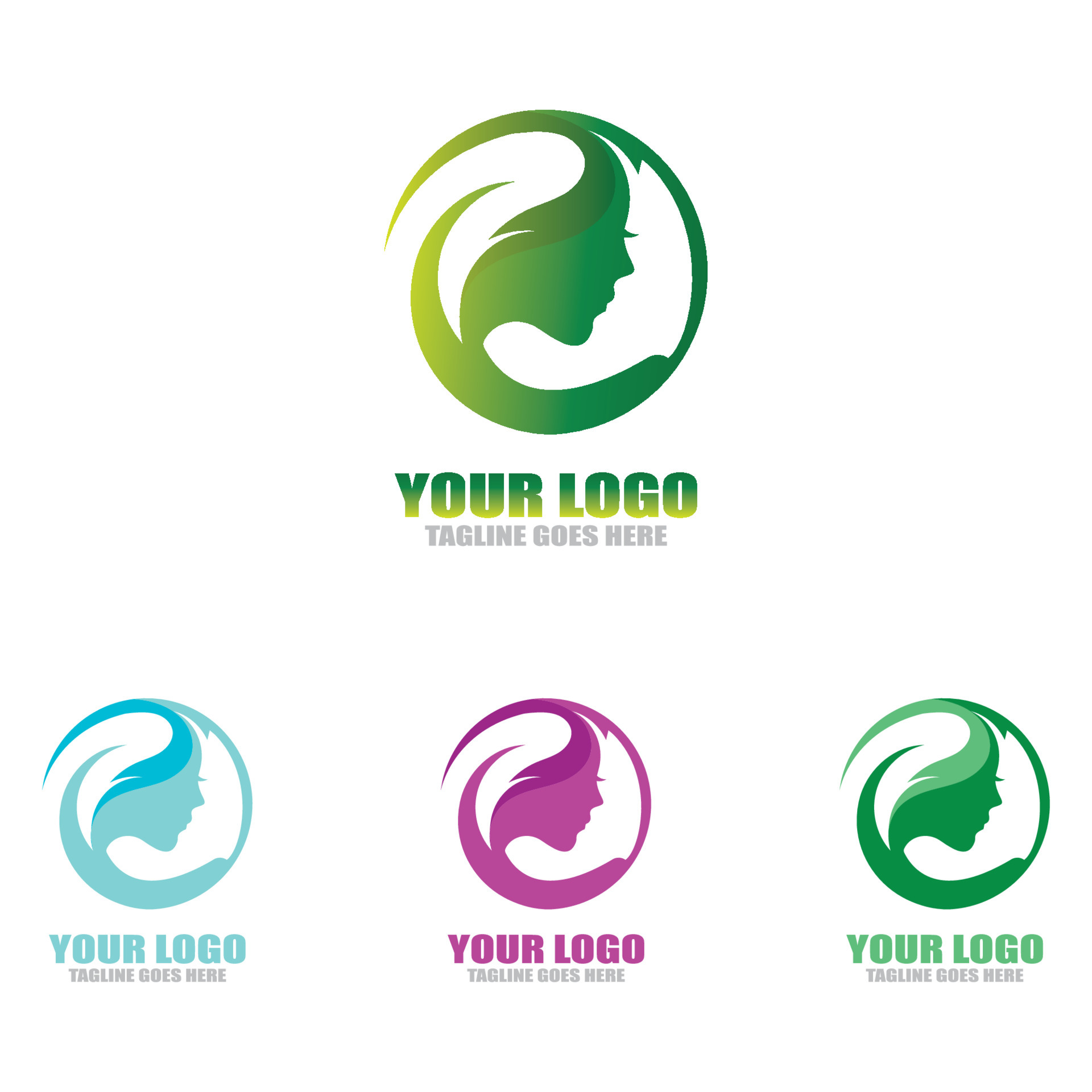 Premium Vector  Fresh beauty logo template design