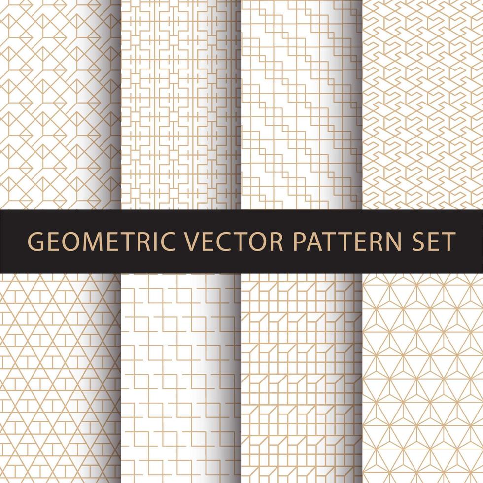 Geometric vector pattern pack