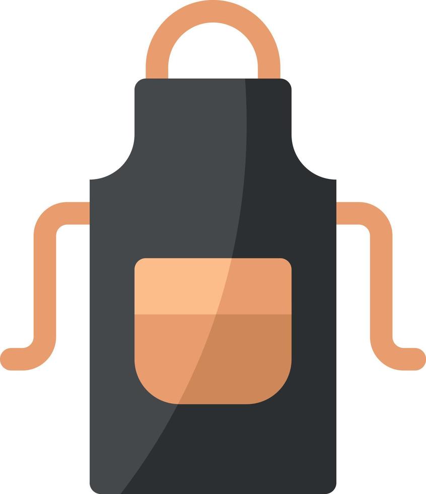 apron  line icon illustration vector