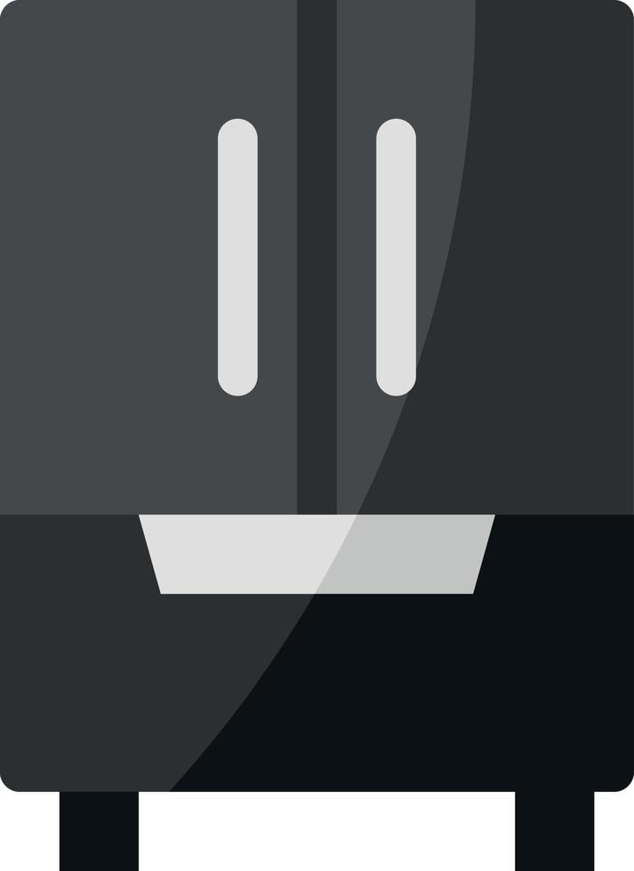 ilustración de icono de línea de refrigerador vector