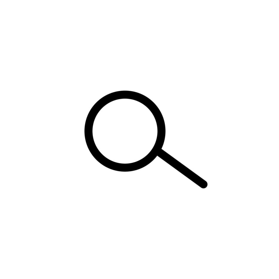 magnifier,search,zoom icon on white background vector