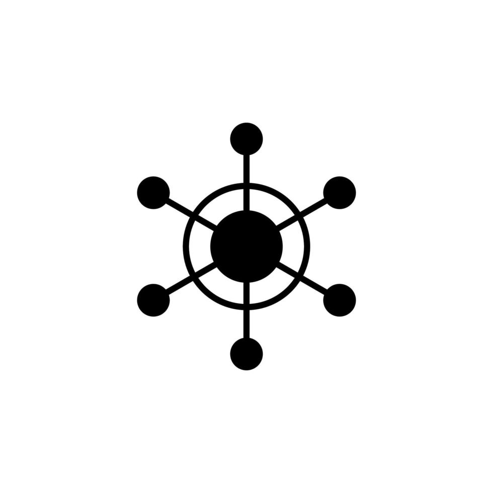 snowflake silhouette illustration vector
