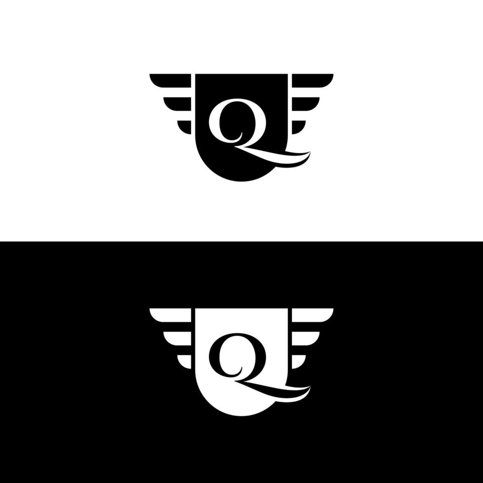 premium elite letter mark Q logo design vector template