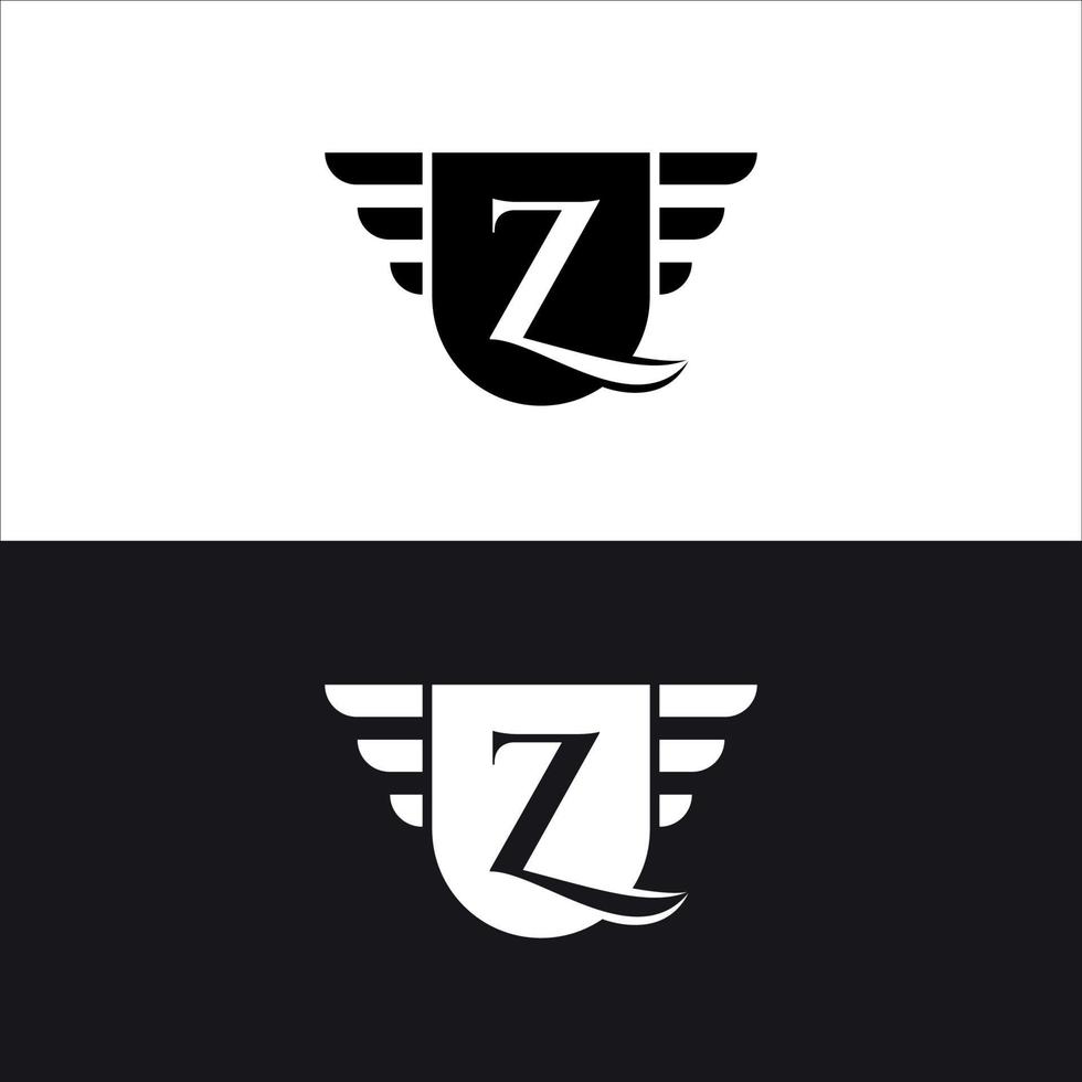 Plantilla de vector de diseño de logotipo premium elite letter mark z