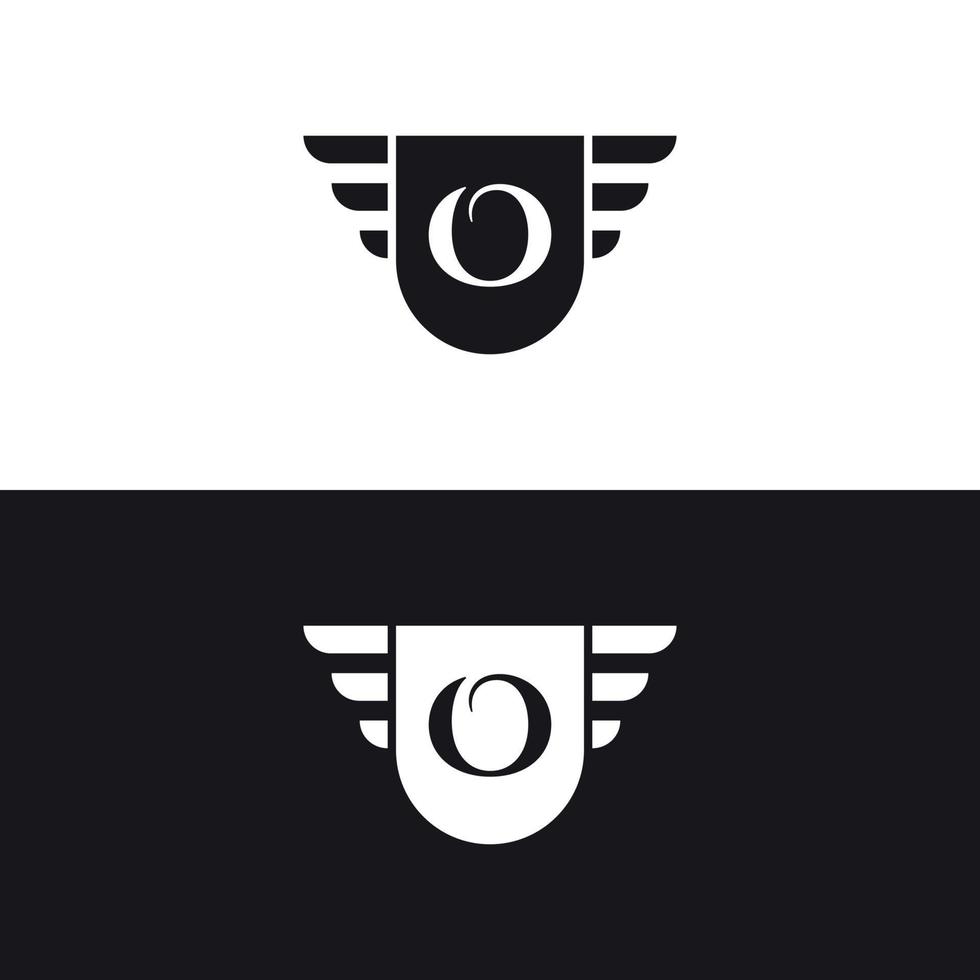 premium elite letter mark O logo design vector template