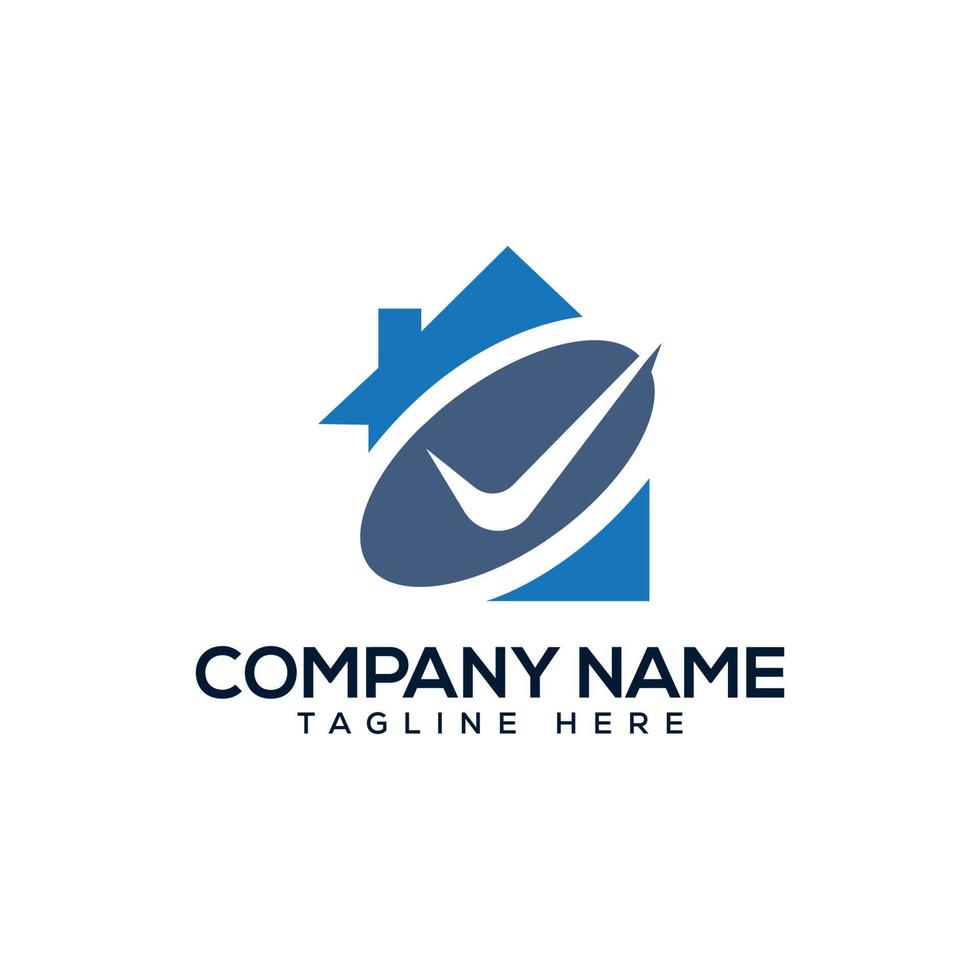 Real estate home service logo  template  free vector