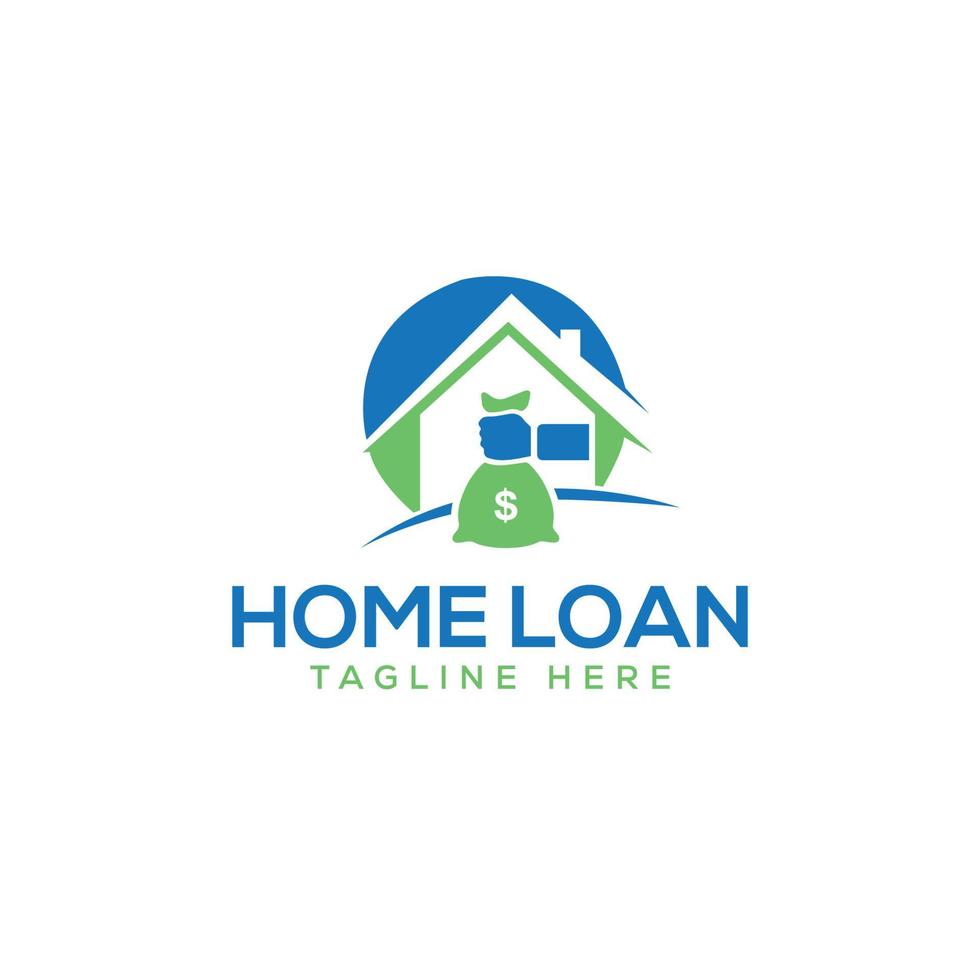 home loan logo template free vector