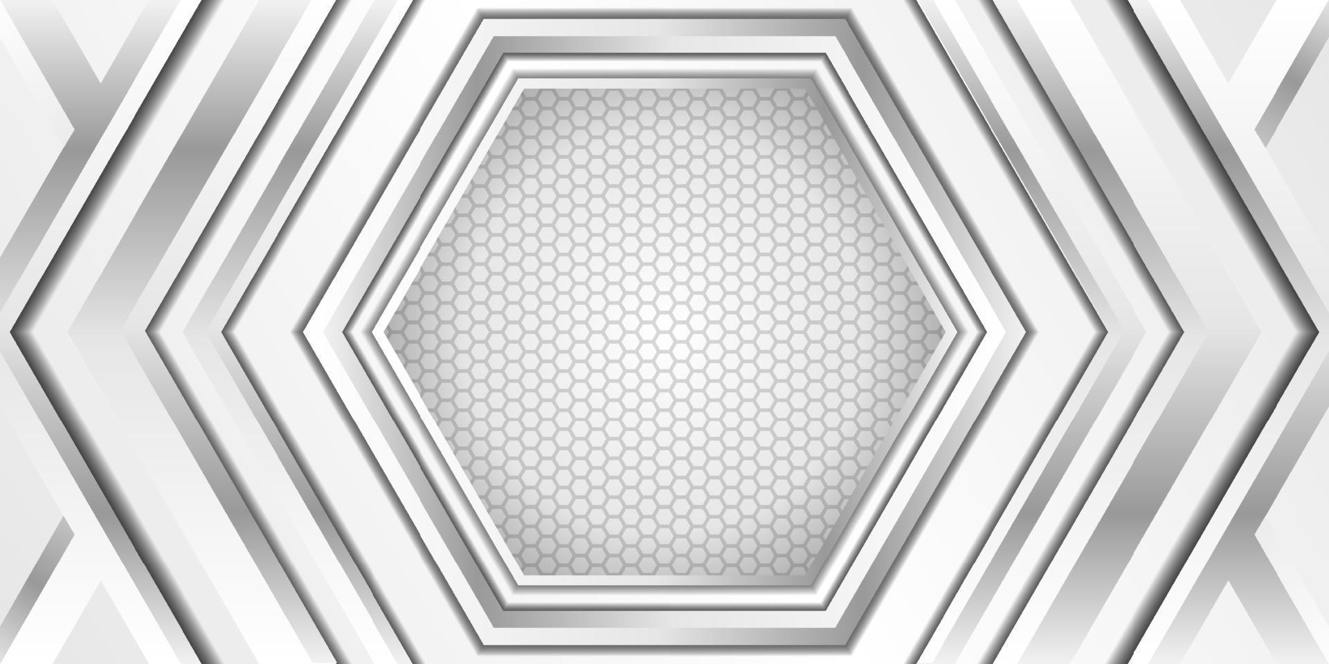 unique luxury metallic white background vector