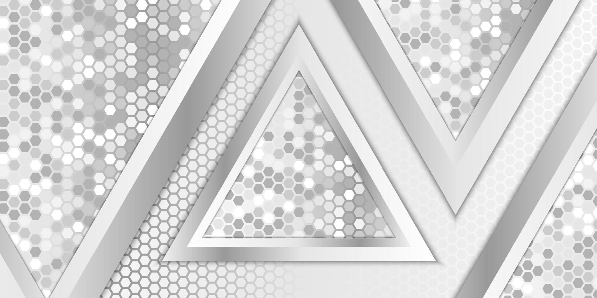 unique luxury metallic white background vector