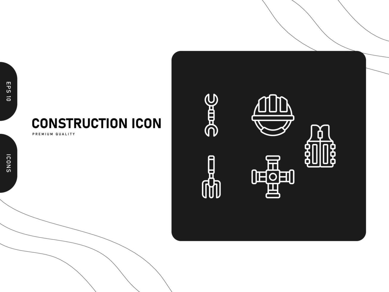 icono de vector de construcciones - 6