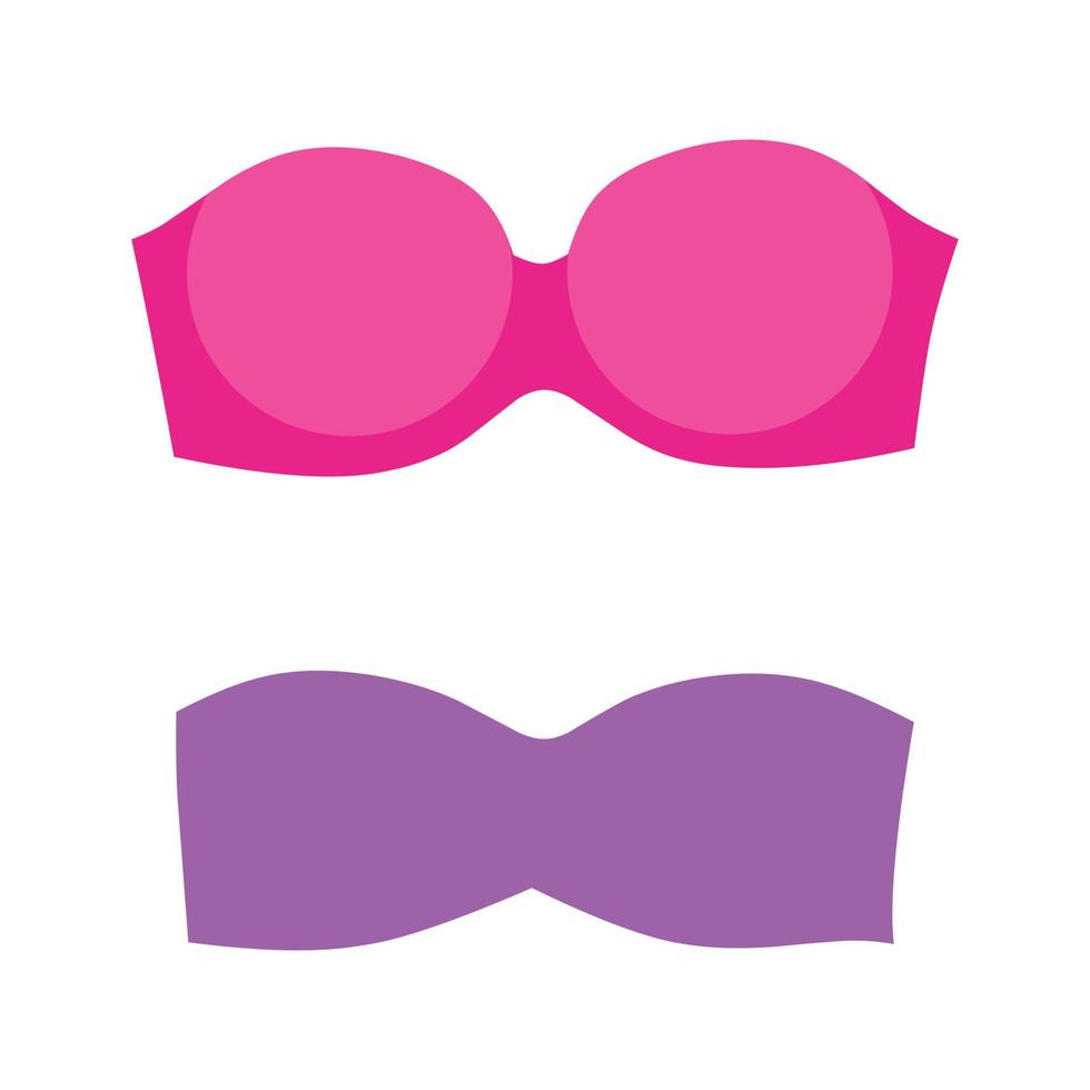 Illustration set of bra vector