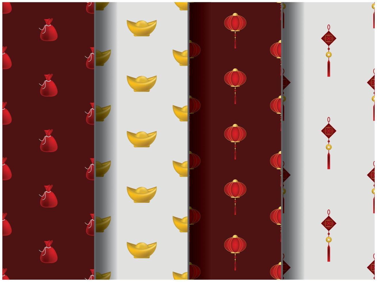 chinese new year pattern illustration background wallpaper banner template flyer poster event label backdrop modern vector design concept premium color digital card ornamental black gold luxury