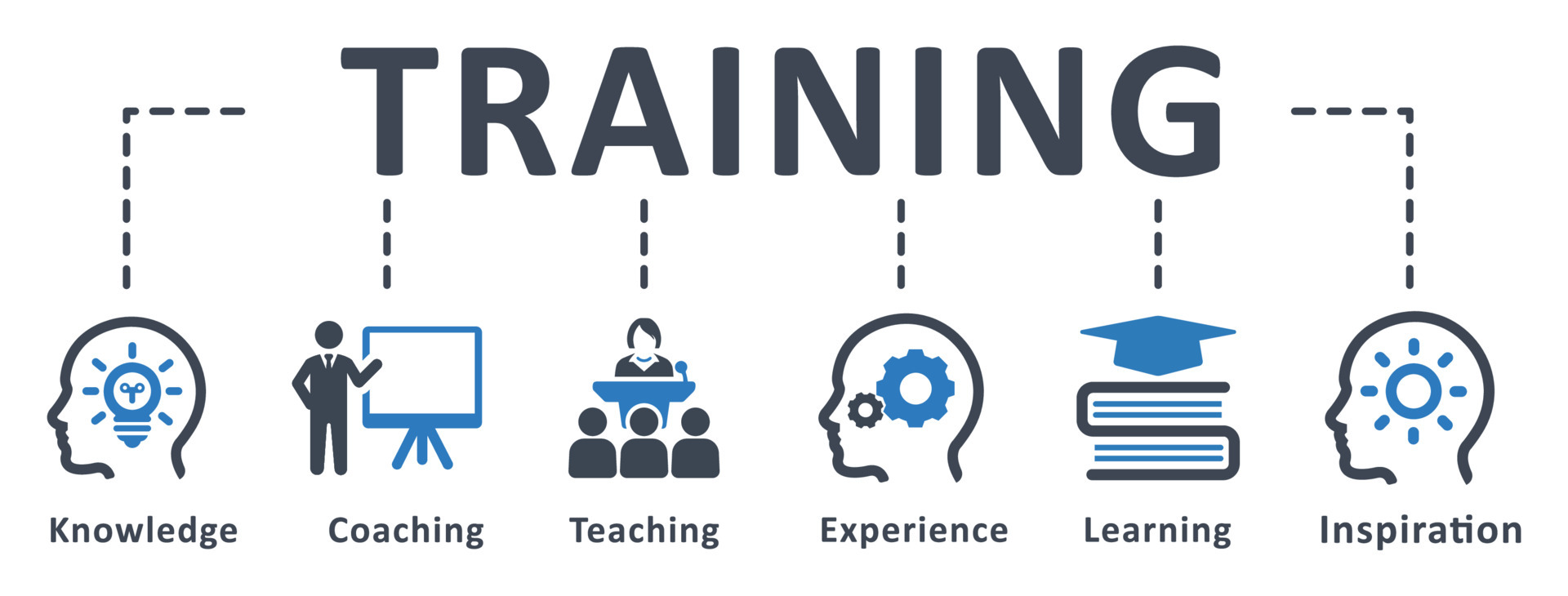 Training icon vector illustration . seminar, coach, teaching