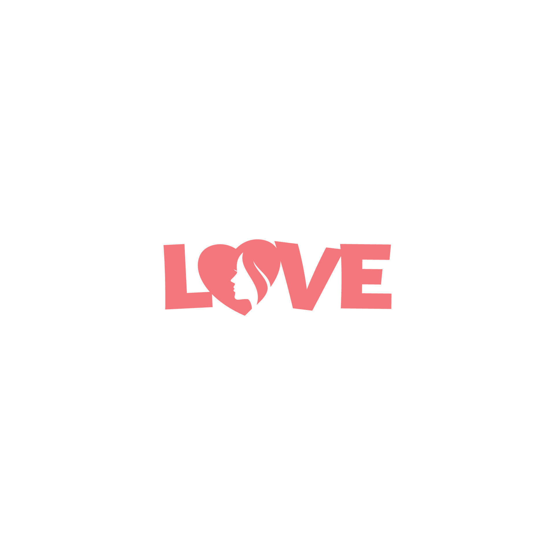 a simple Love wordmark logo design 4972250 Vector Art at Vecteezy