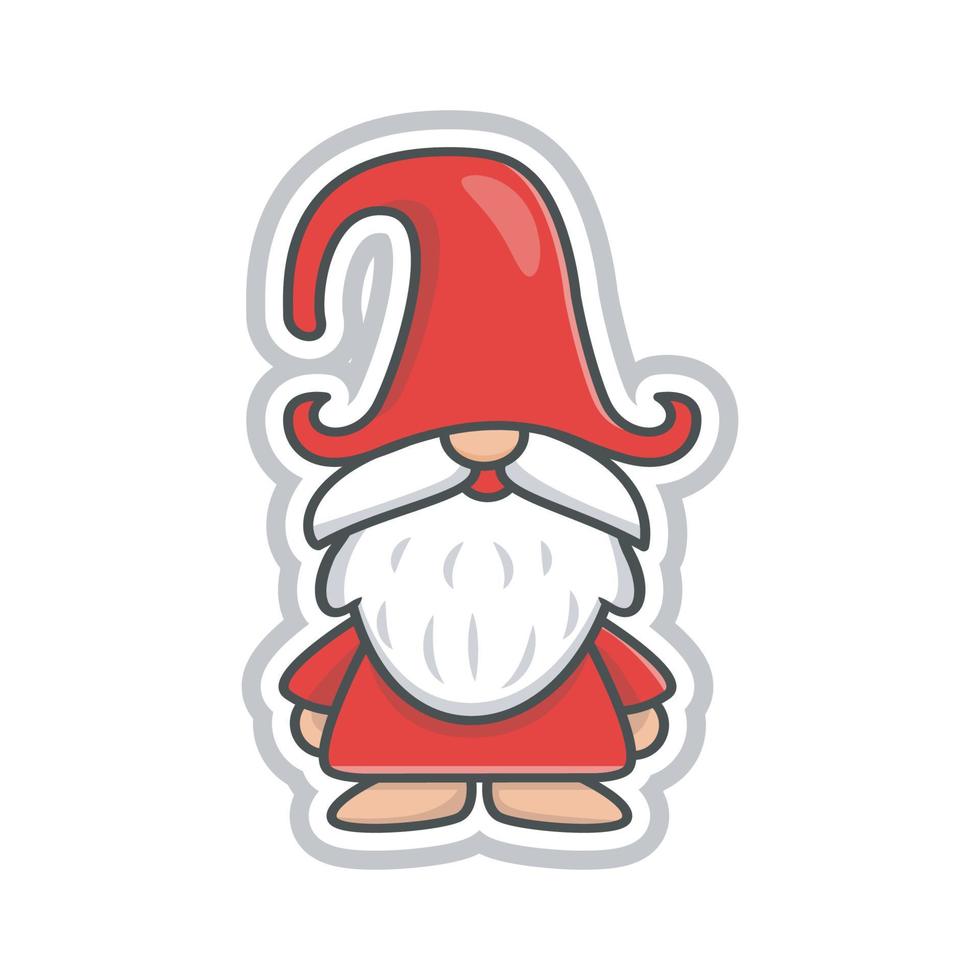 vector illustration dwarf,christmas theme design character