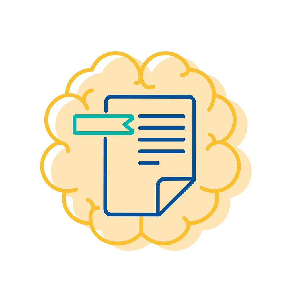 Personal Data Portfolio Resume Icon Thin Line vector