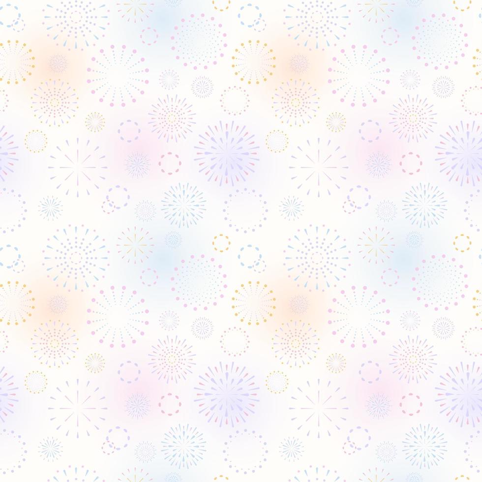 Seamless pattern with light geometric Japanese style Hanabi Seamless pattern with light geometric Japanese style Hanabi