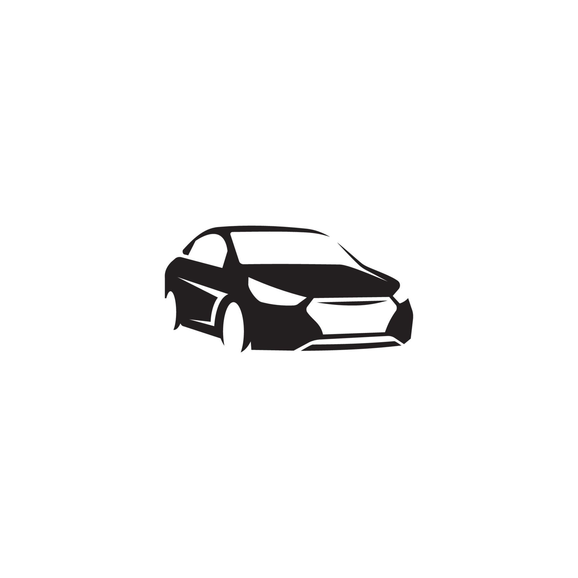 a simple Car logo or icon design 4972614 Vector Art at Vecteezy
