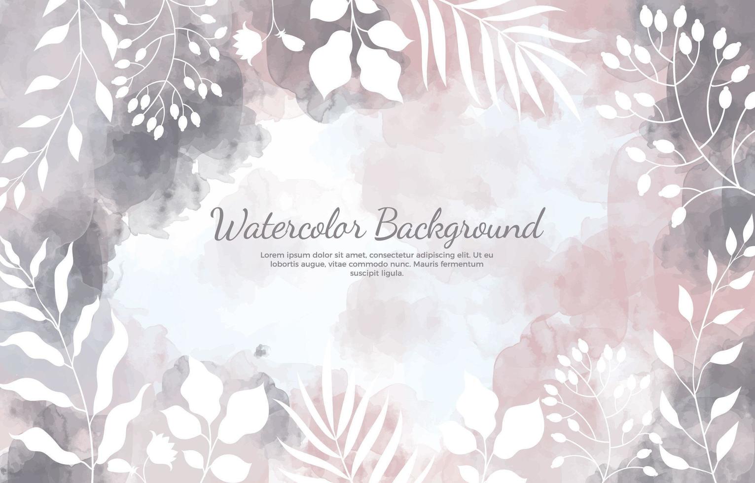 Watercolor Background Concept vector