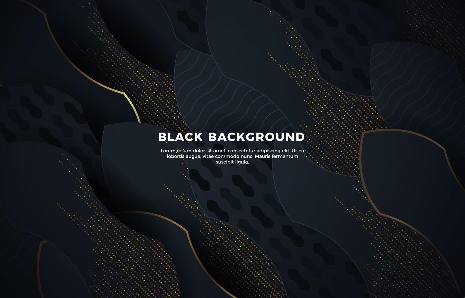 Black Abstract Background Concept vector